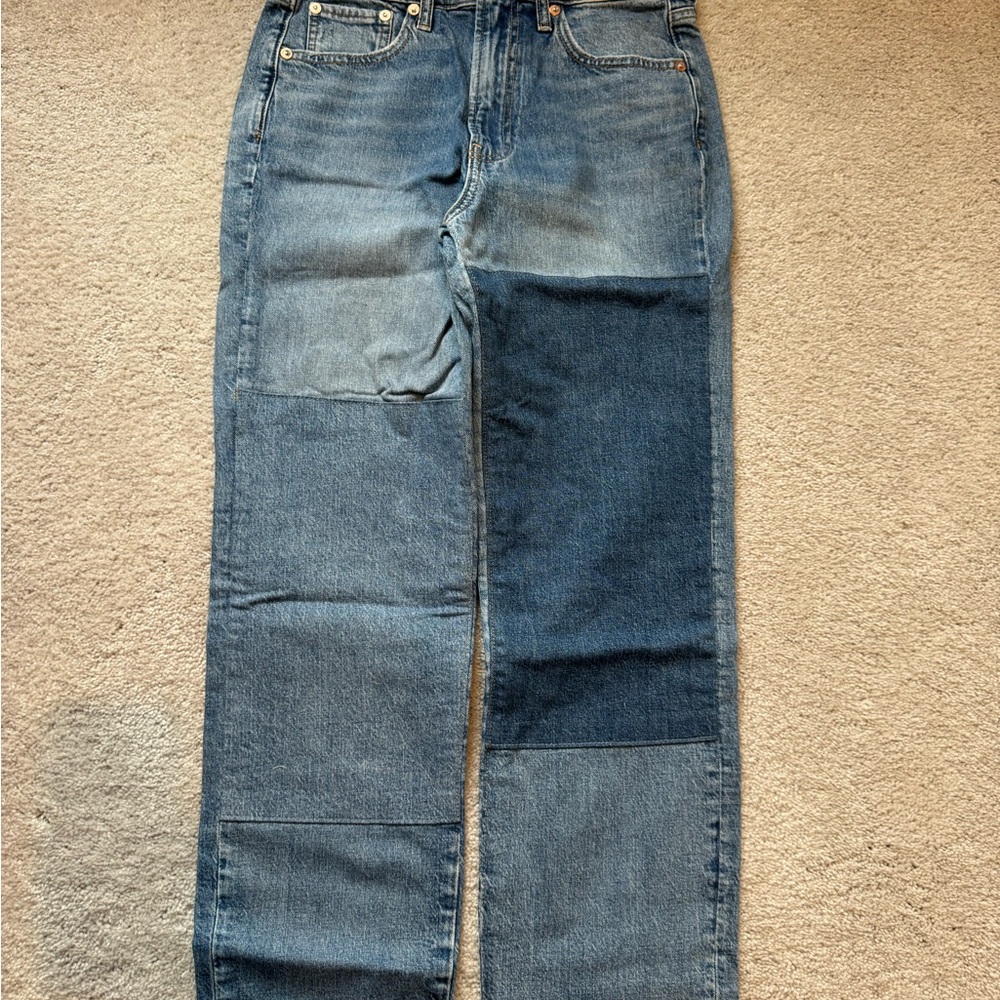 GAP women’s patchwork jeans